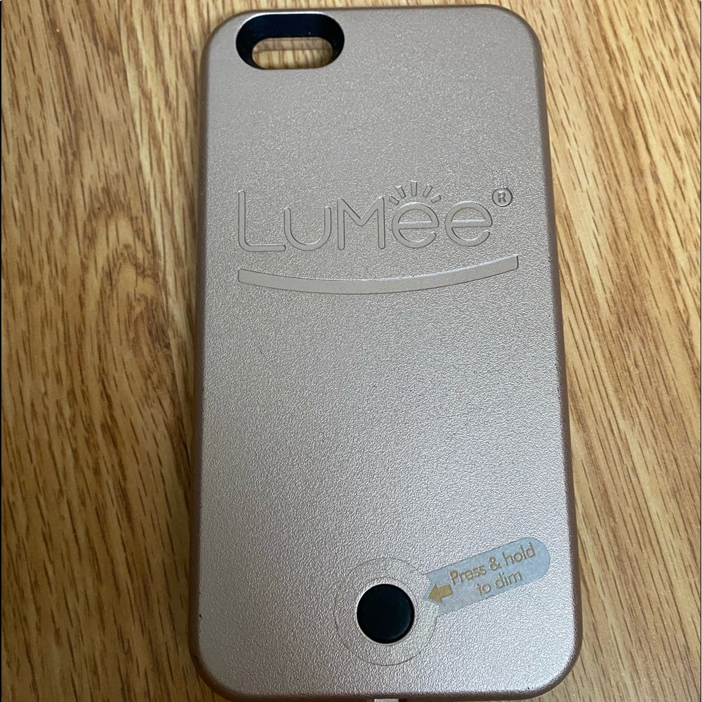 ROSE GOLD LUMEE SELFIE PHONE CASE